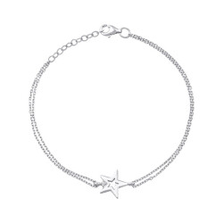 0.01 Carat Diamond Star Bracelet - 1