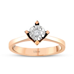 0.02 Carat Diamond Solitaire Ring 
