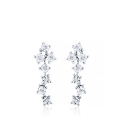 0.05 Carat Diamond Earrings 