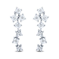 0.05 Carat Diamond Earrings 