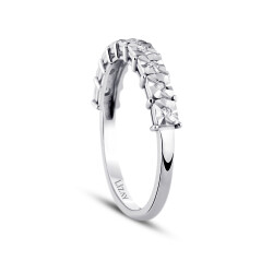 0.05 Carat Diamond Half Turret Ring - 2