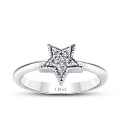 0.05 Carat Diamond Star Ring - 1