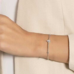 0.06 Carat Diamond Baguette Bracelet - 3