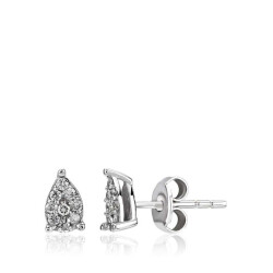 0.12 Carat Diamond Earrings 