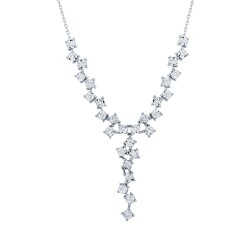 0.13 Carat Diamond Necklace - 1