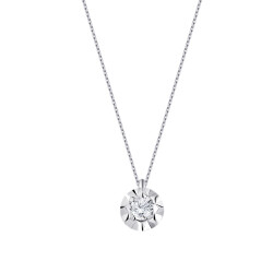 0.15 Carat Diamond Solitaire Necklace - 1