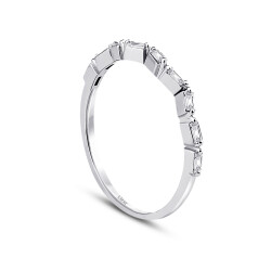 0.20 Carat Diamond Baguette Ring - 2