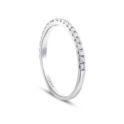 0.20 Carat Diamond Half Turret Ring - 2