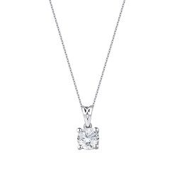 0.20 Carat Diamond Necklace - 1