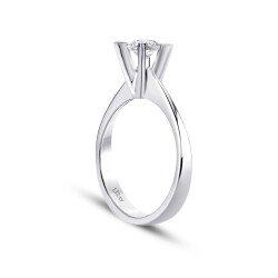 0.20 Carat Diamond Solitaire Ring - 2