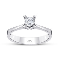 0.20 Carat Diamond Solitaire Ring - 1