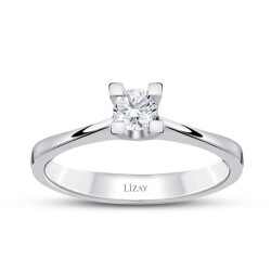 0.20 Carat Diamond Solitaire Ring - 1