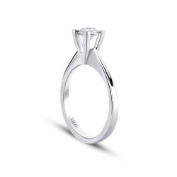 0.20 Carat Diamond Solitaire Ring - 2