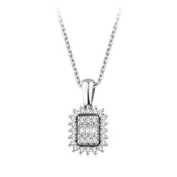0.21 Carat Diamond Necklace 