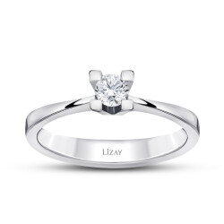 0.23 Carat Diamond Solitaire Ring - 1