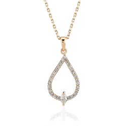 0.24 Carat Diamond Necklace - 1