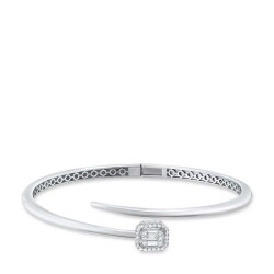 0.25 Carat Diamond Baguette Bracelet - 1