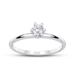 0.25 Carat Diamond Solitaire Ring - 1