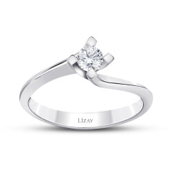 0.25 Carat Diamond Solitaire Ring - 1