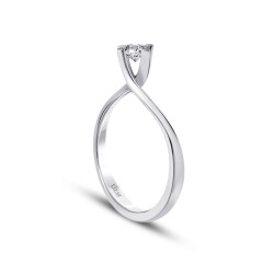 0.25 Carat Diamond Solitaire Ring - 2