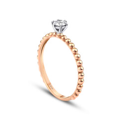 0.25 Carat Diamond Solitaire Ring - 2