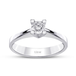 0.25 Carat Diamond Solitaire Ring - 1