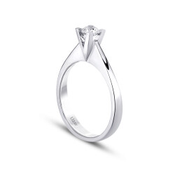 0.25 Carat Diamond Solitaire Ring - 2