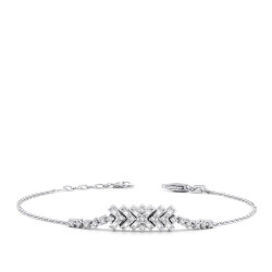 0.27 Carat Diamond Baguette Bracelet 