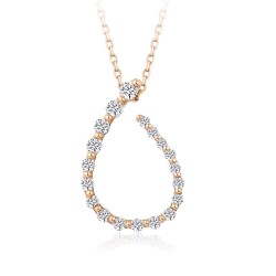 Trend Necklace with 0.27 Carat Diamonds 