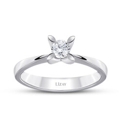 0.30 Carat Diamond Solitaire Ring - 1