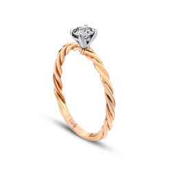 0.30 Carat Diamond Solitaire Ring - 2