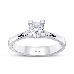 0.30 Carat Diamond Solitaire Ring - 1