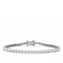 0.30 Carat Diamond Tennis Bracelet - 1