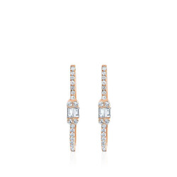 0.30 Carat Hoop Earrings - 2