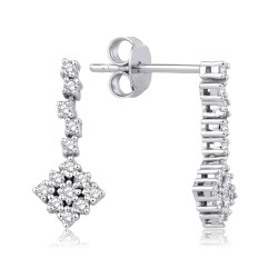 0.31 Carat Diamond Earrings 