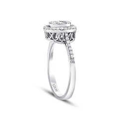 0.33 Carat Diamond Baguette Ring - 2