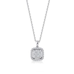 0.33 Carat Diamond Necklace - 1