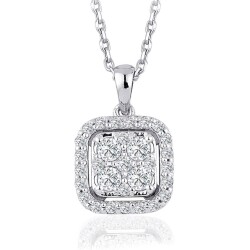 0.33 Carat Diamond Necklace - 2