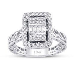 0.34 Carat Diamond Baguette Ring - 1