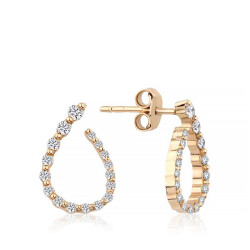 0.34 Carat Diamond Trend Earrings 