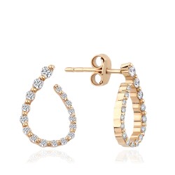 0.34 Carat Diamond Trend Earrings 