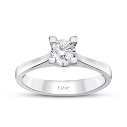 0.35 Carat Diamond Solitaire Ring - 1