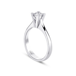 0.35 Carat Diamond Solitaire Ring - 2