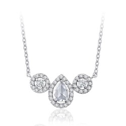 0.39 Carat Drop Diamond Necklace - 1