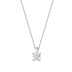 0.40 Carat Diamond Solitaire Necklace - 1