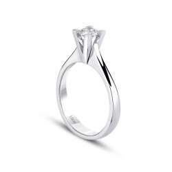 0.40 Carat Diamond Solitaire Ring - 2