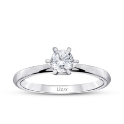 0.41 Carat Diamond Solitaire Ring - 1