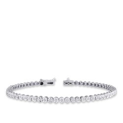 0.41 Carat Diamond Tennis Bracelet - 1