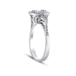 0.43 Carat Diamond Baguette Ring - 2