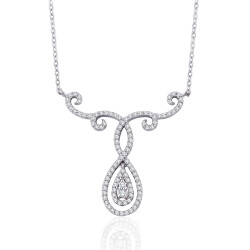 0.43 Carat Diamond Necklace 